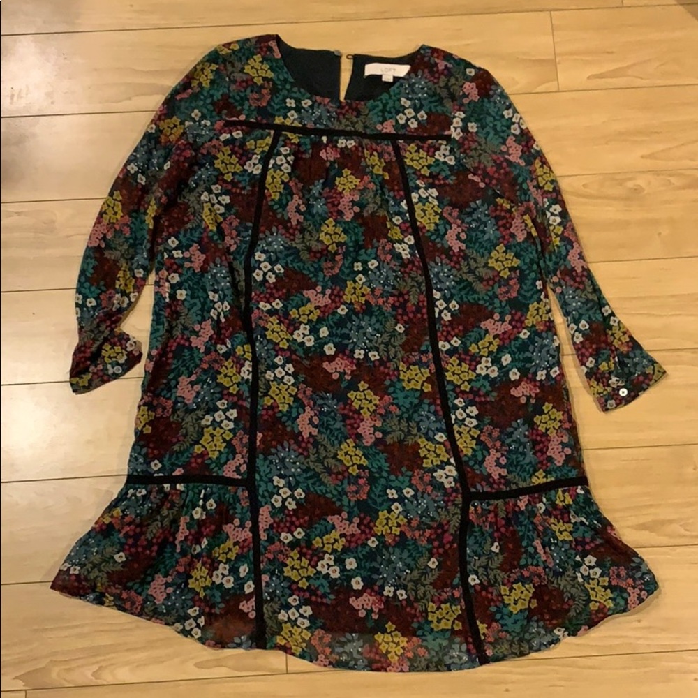 LOFT long sleeve dress